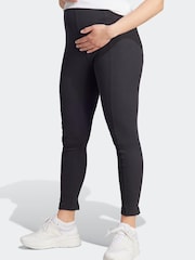 adidas Black Maternity Sportswear Leggings - Image 1 of 6