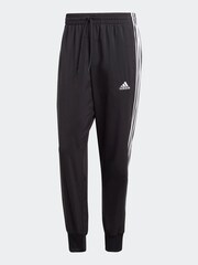 adidas Black Sportswear Aeroready Essentials Tapered Cuff Woven 3-Stripes Joggers - Image 8 of 8