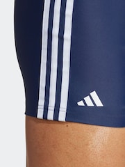 Темно-синий - Плавки-боксеры с 3 полосками adidas Classic - Image 4 of 6