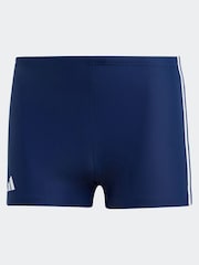 Темно-синий - Плавки-боксеры с 3 полосками adidas Classic - Image 6 of 6