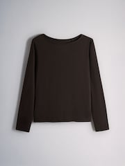 The Set 3 Pack Essentials Long Sleeve Pyjamas Dark Brown/Brown/Light Beige - Image 2 of 9