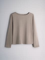 The Set 3 Pack Essentials Long Sleeve Pyjamas Dark Brown/Brown/Light Beige - Image 4 of 9