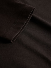 The Set 3 Pack Essentials Long Sleeve Pyjamas Dark Brown/Brown/Light Beige - Image 8 of 9