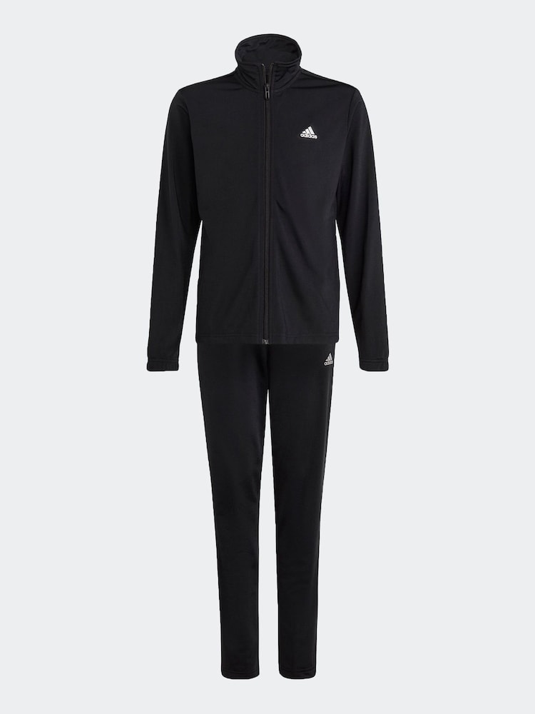 adidas Black Sportswear Essentials Big Logo Tracksuit - Image 2 of 7 adidas Black Sportswear Essentials Big Logo Tracksuit - Image 2 of 7