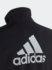 adidas Black Sportswear Essentials Big Logo Tracksuit - Image 5 of 7