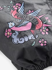 Charcoal Grey Printed Parachute Cargo Trousers (3-16yrs) - Image 6 of 7