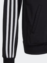 adidas Black Sportswear Essentials 3-Stripes Tracksuit - Image 5 of 6