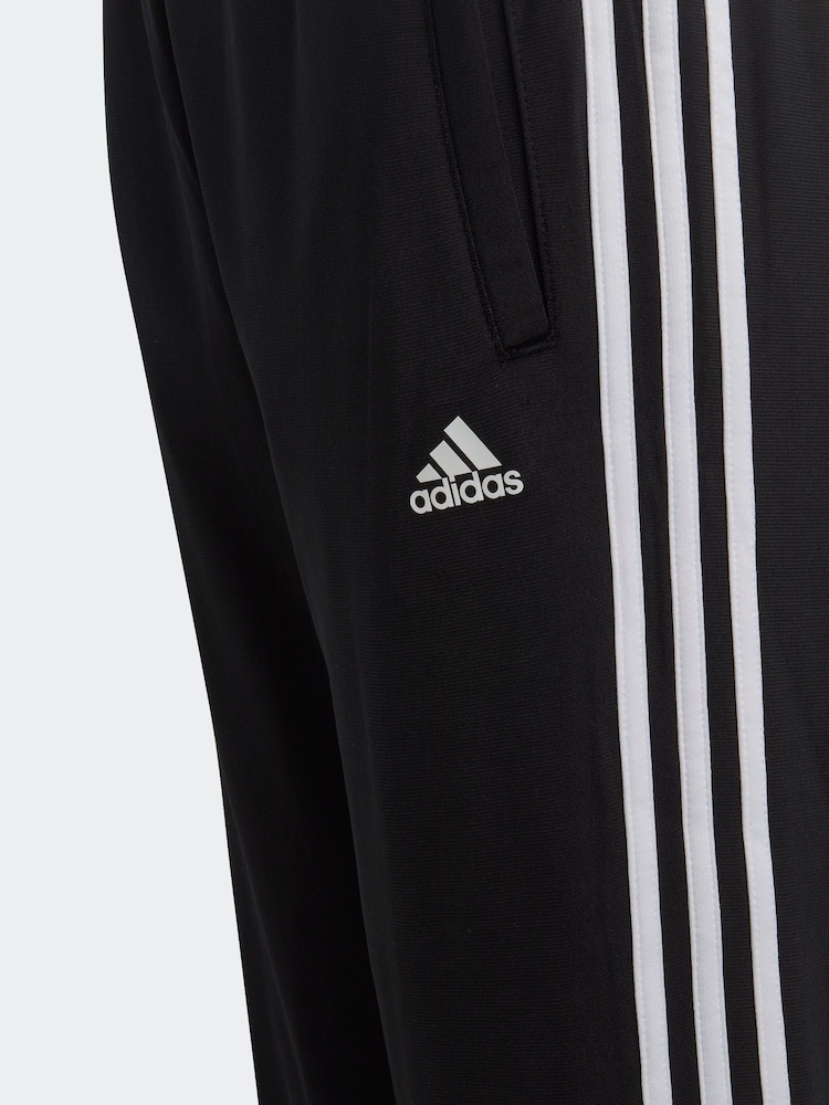 adidas Black Sportswear Essentials 3-Stripes Tracksuit - Image 6 of 6 adidas Black Sportswear Essentials 3-Stripes Tracksuit - Image 6 of 6