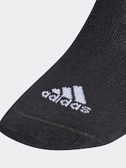 adidas Black 3-Stripes Cushioned Sportswear Mid Cut Socks 3 Pairs - Image 3 of 4