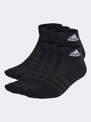 adidas Black Cushioned Sportswear Ankle Socks 6 Pack - Image 1 of 4