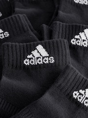 adidas Black Cushioned Sportswear Ankle Socks 6 Pack - Image 2 of 4