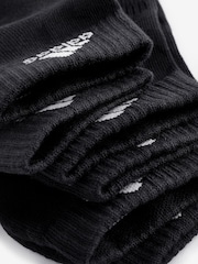 adidas Black Cushioned Sportswear Ankle Socks 6 Pack - Image 3 of 4