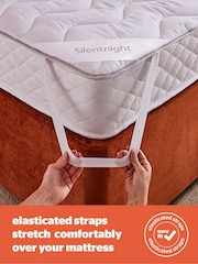 Silentnight White Self Heating Mattress Topper - Image 6 of 9