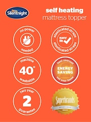 Silentnight White Self Heating Mattress Topper - Image 9 of 9