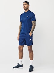 adidas Blue Train Essentials Woven Training Shorts - Image 2 of 5