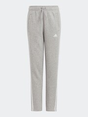 adidas Grey Sportswear Essentials 3-Stripes Joggers - Image 5 of 9
