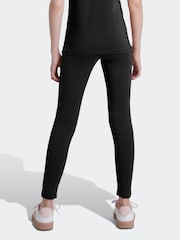 adidas Black Sportswear Essentials Linear Logo Cotton Leggings - Image 3 of 10