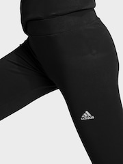 adidas Black Sportswear Essentials Linear Logo Cotton Leggings - Image 5 of 10