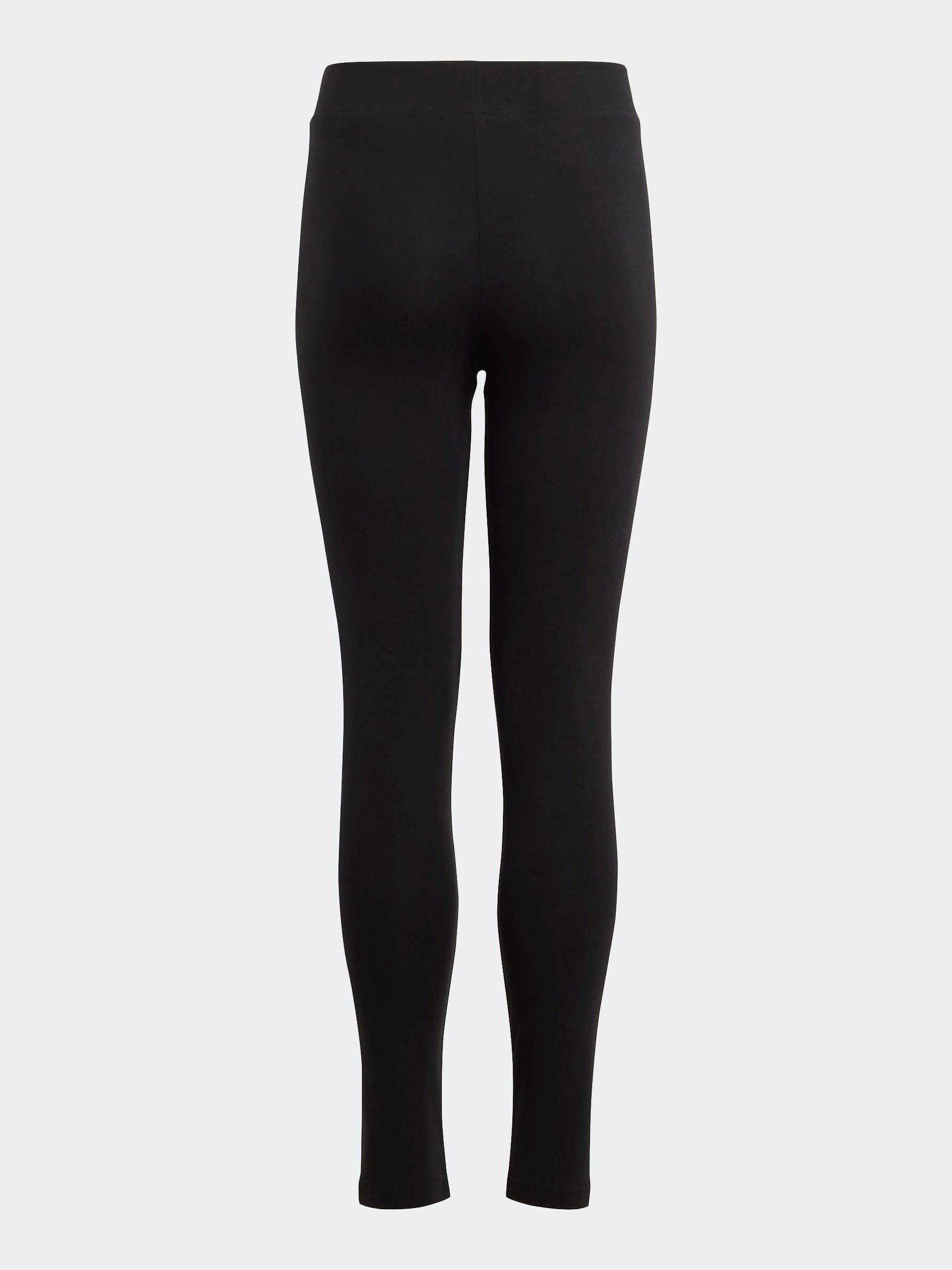 Buy adidas Black Sportswear Essentials Linear Logo Cotton Leggings from  Next Luxembourg
