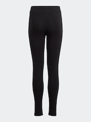 adidas Black Sportswear Essentials Linear Logo Cotton Leggings - Image 7 of 10