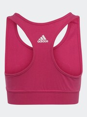 adidas Pink Essentials Linear Logo Cotton Bra Top - Image 2 of 5