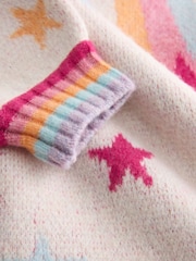 Little Bird by Jools Oliver Rainbow Stars Family Christmas Dress - Image 5 of 7