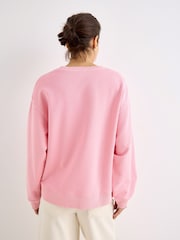 Oliver Bonas Pink Light Pink Sweatshirt - Image 2 of 8