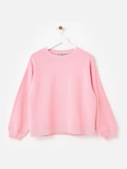 Oliver Bonas Pink Light Pink Sweatshirt - Image 3 of 8
