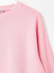 Oliver Bonas Pink Light Pink Sweatshirt - Image 6 of 8