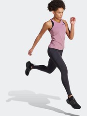 adidas Pink Performance Running Own The Run Vest Top - Image 4 of 9