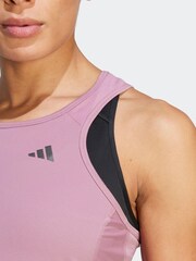 adidas Pink Performance Running Own The Run Vest Top - Image 7 of 9
