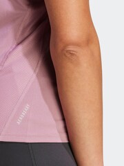 adidas Pink Performance Running Own The Run Vest Top - Image 8 of 9