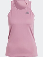 adidas Pink Performance Running Own The Run Vest Top - Image 9 of 9