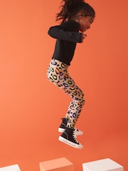 Neutral-hell - Leggings mit Animal-Print (3–16 Jahre) - Bild 2 von 7