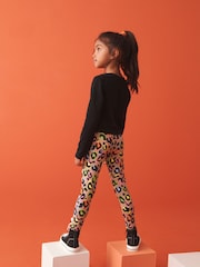 Neutral-hell - Leggings mit Animal-Print (3–16 Jahre) - Bild 3 von 7
