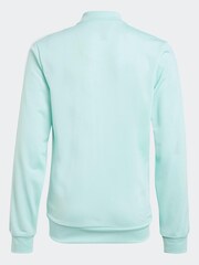 adidas Blue/Green Essentials 3-Stripes Tracksuit - Image 3 of 6