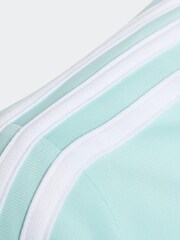 adidas Blue/Green Essentials 3-Stripes Tracksuit - Image 4 of 6