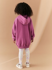 Pastel Pink Heart Tie Dye Printed Leggings (3-16yrs) - Image 2 of 8