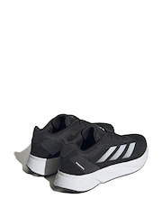 adidas Black/White Duramo SL Trainers - Image 4 of 9
