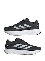 adidas Black/White Duramo SL Trainers - Image 5 of 9