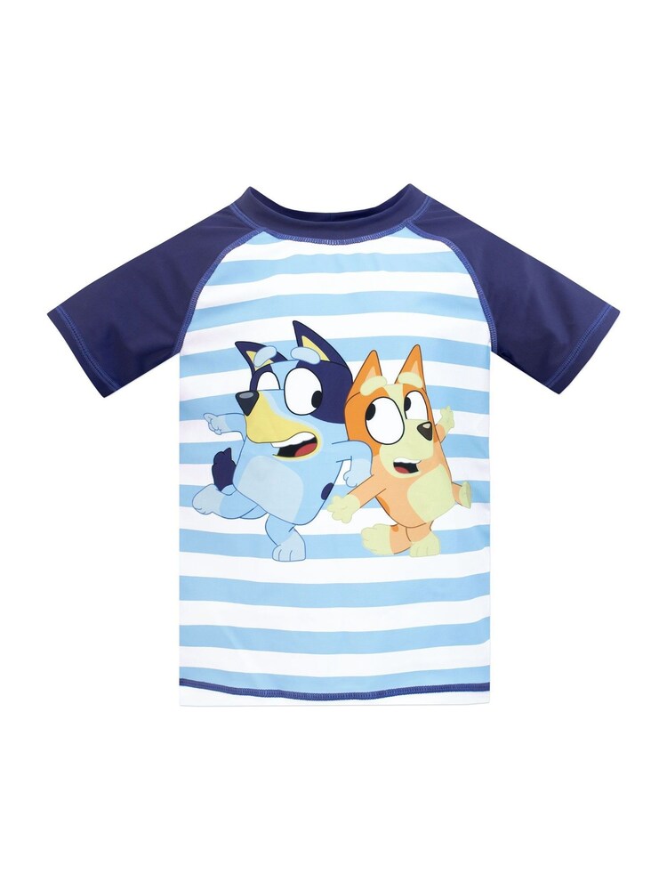 Character Blue Bluey Blue Stripe Swimsuit - Image 2 of 5
