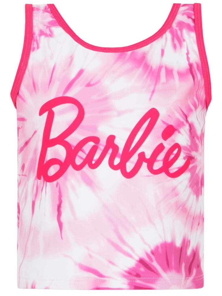 Character Pink Barbie Tankini Pink Tie Dye Set - Image 2 of 9 Character Pink Barbie Tankini Pink Tie Dye Set - Image 2 of 9