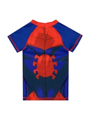 Character Blue Spiderman Spiderman Outfit Swimsuit - Image 4 of 4