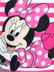 Character Pink Minnie Mouse Swimsuit  Pink Stripe Minnie - Image 2 of 5