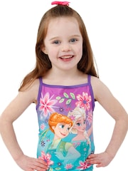 Character Purple Frozen Anna And Elsa Swimsuit - Image 3 of 4