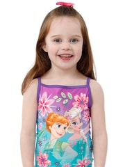 Character Purple Frozen Anna And Elsa Swimsuit - Image 4 of 4