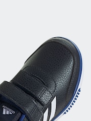 adidas Black/Blue Kids Sportswear Tensaur Hook And Loop Trainers - Image 4 of 4
