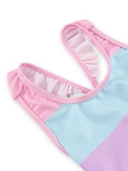 Character Pink Pattern Swimsuit Pastel Stripes - Image 3 of 8