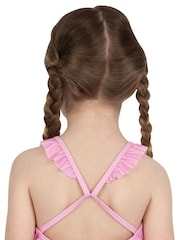 Character Pink Pattern Swimsuit Pastel Stripes - Image 8 of 8