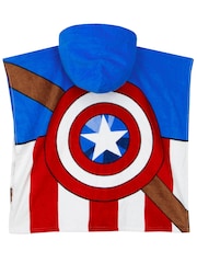 Character Blue Captain America Poncho  Captain America Outfit - Image 7 of 10